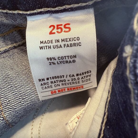 Ariat NWT FR Jeans Cat 2 Women’s 25S (actual 28x30) MidRise Bootcut Blue Quartz - Picture 12 of 15